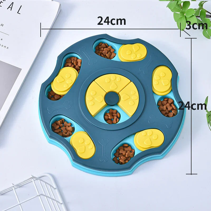 Dog Puzzle IQ Slow Feeder Interactive Toy