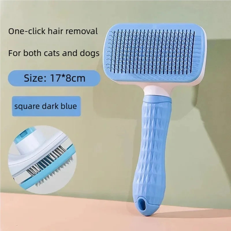 Self-Cleaning Pet Hair Remover Dematting Comb for Pets