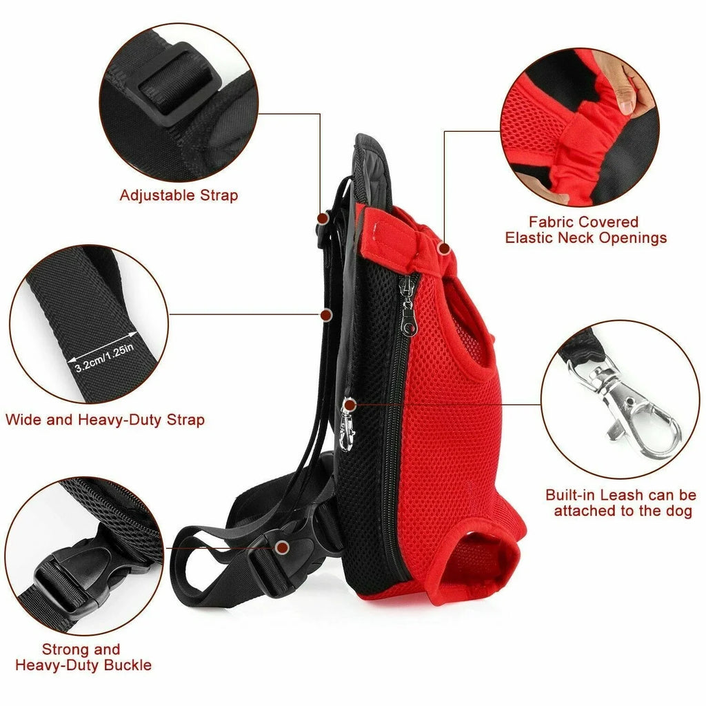 Breathable Camouflage Pet Backpack for Small Dogs Cats