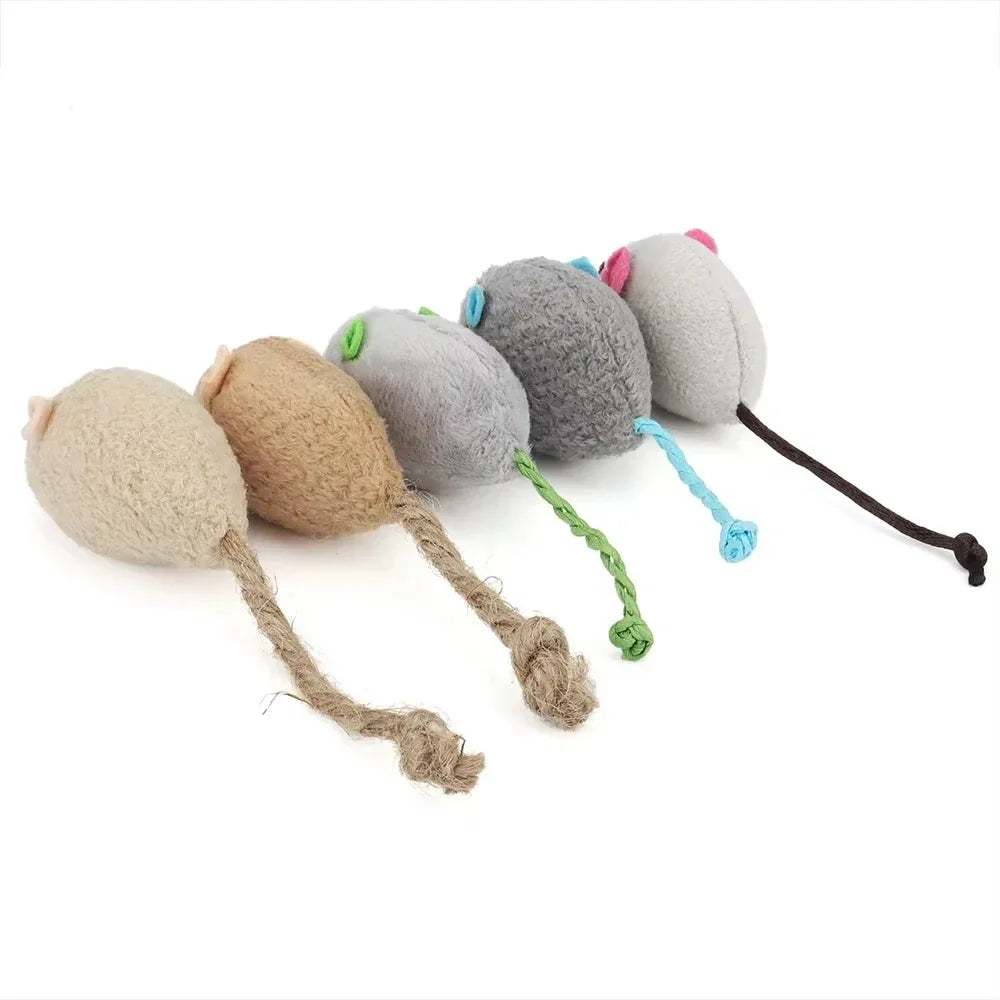 Catnip Rattle Mouse Toys for Indoor Cats | PawJoyKwT