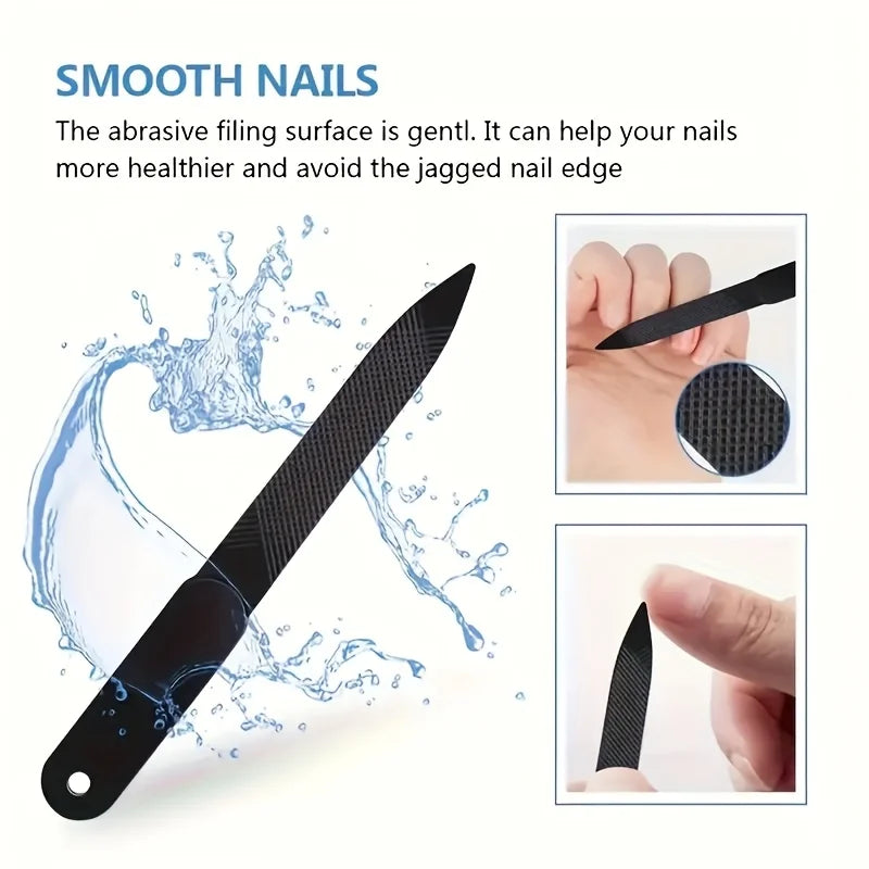 Heavy-Duty Nail Care Kit Clippers File Cuticle Nipper