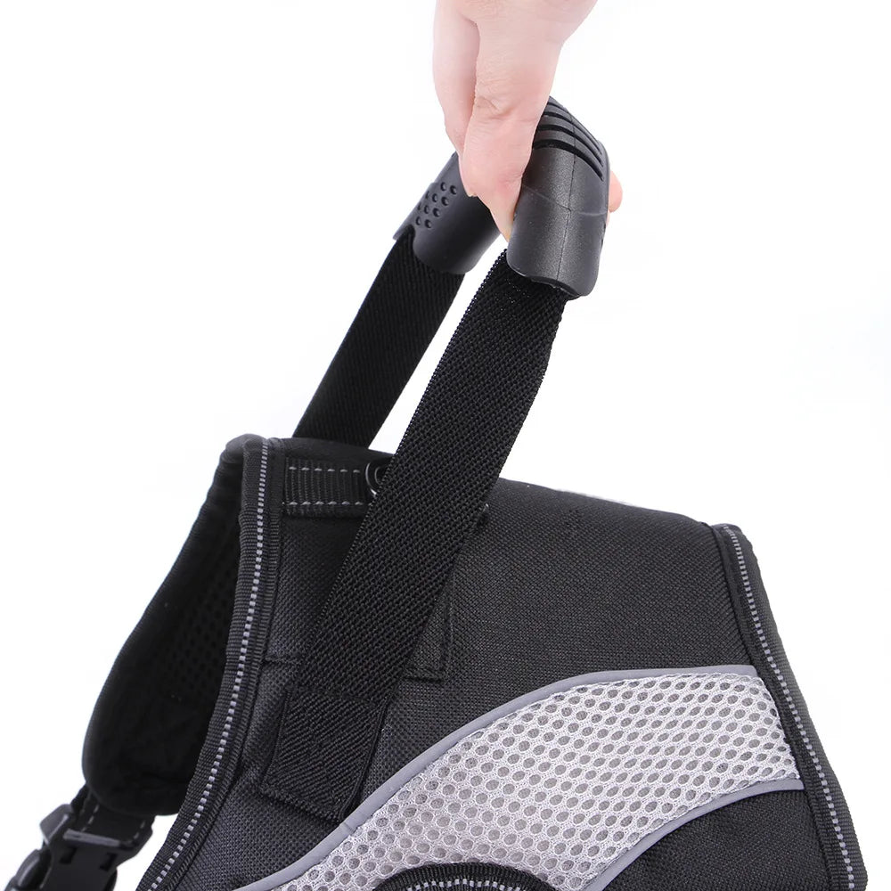 No-Pull Padded Dog Harness Leash Clips Easy Control | PawJoyKwT