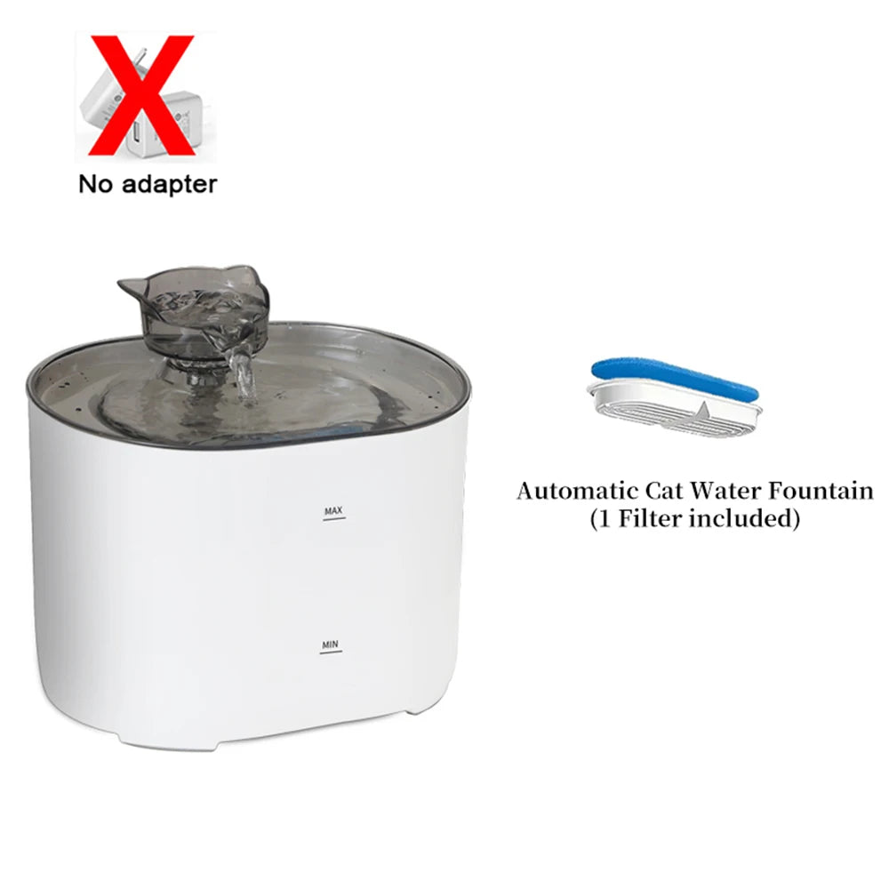 Cute Cat Ear Water Dispenser | Adorable Pet Fountain USA