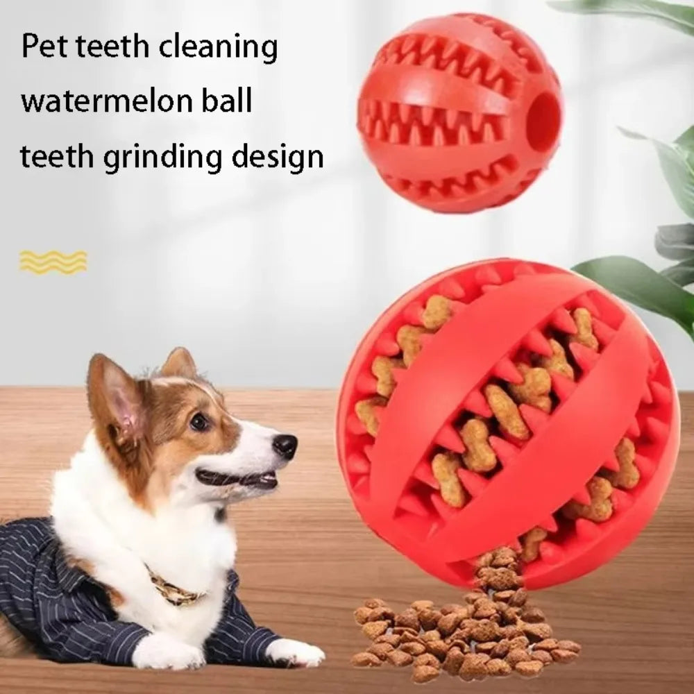 Bite-Resistant Watermelon Treat Leak Food Ball Toy Dogs