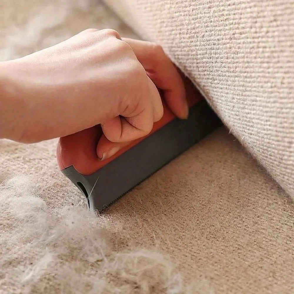 Gentle Pet Hair Remover Brush for Furniture and Clothes