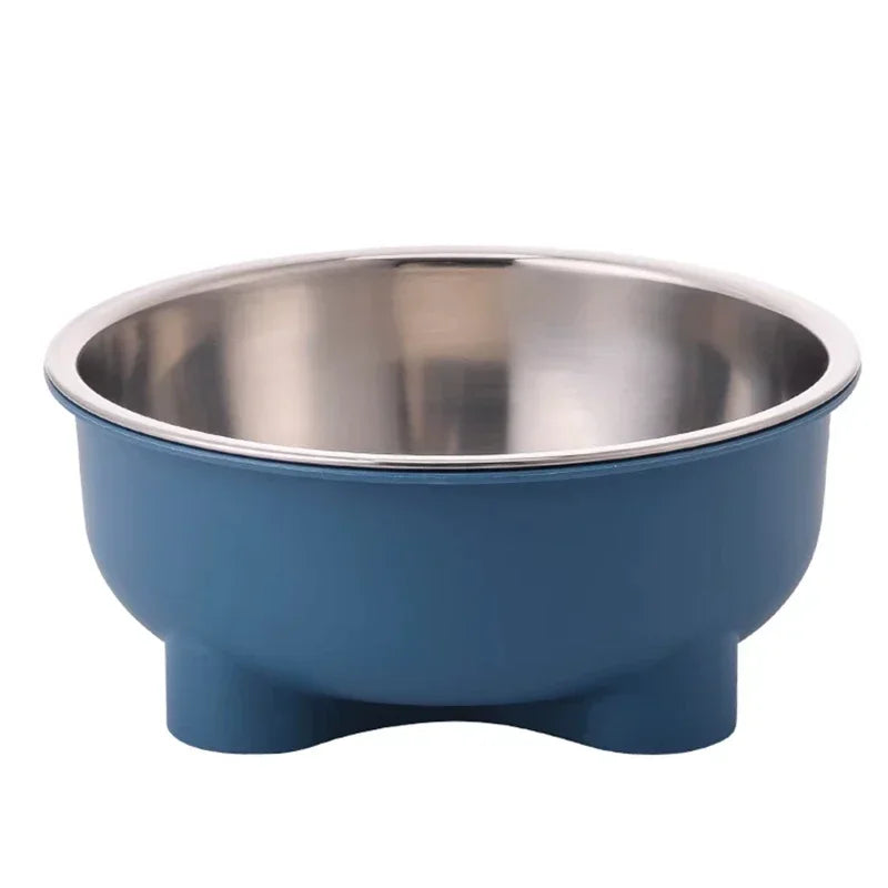 Four-Legged Stainless Steel Anti-Slip Dog & Cat Bowl
