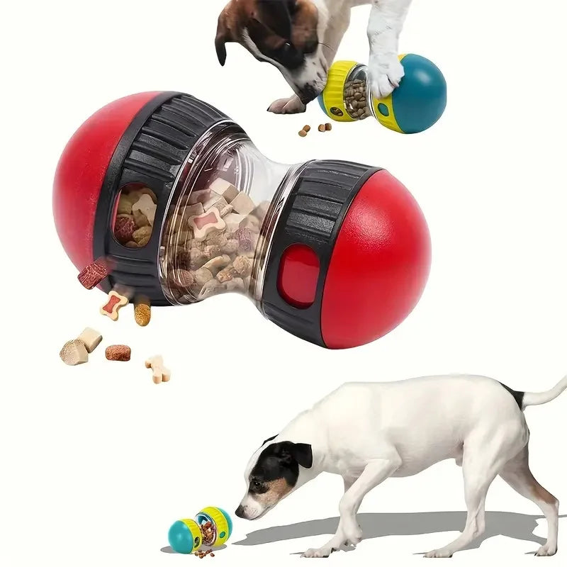 Interactive Dog Snack Dispenser Toy Slow Feeder Plastic Pet Toy