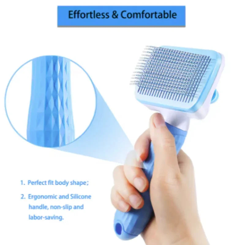 Long Hair Grooming Comb Pet Hair Remover Brush Dogs Cats