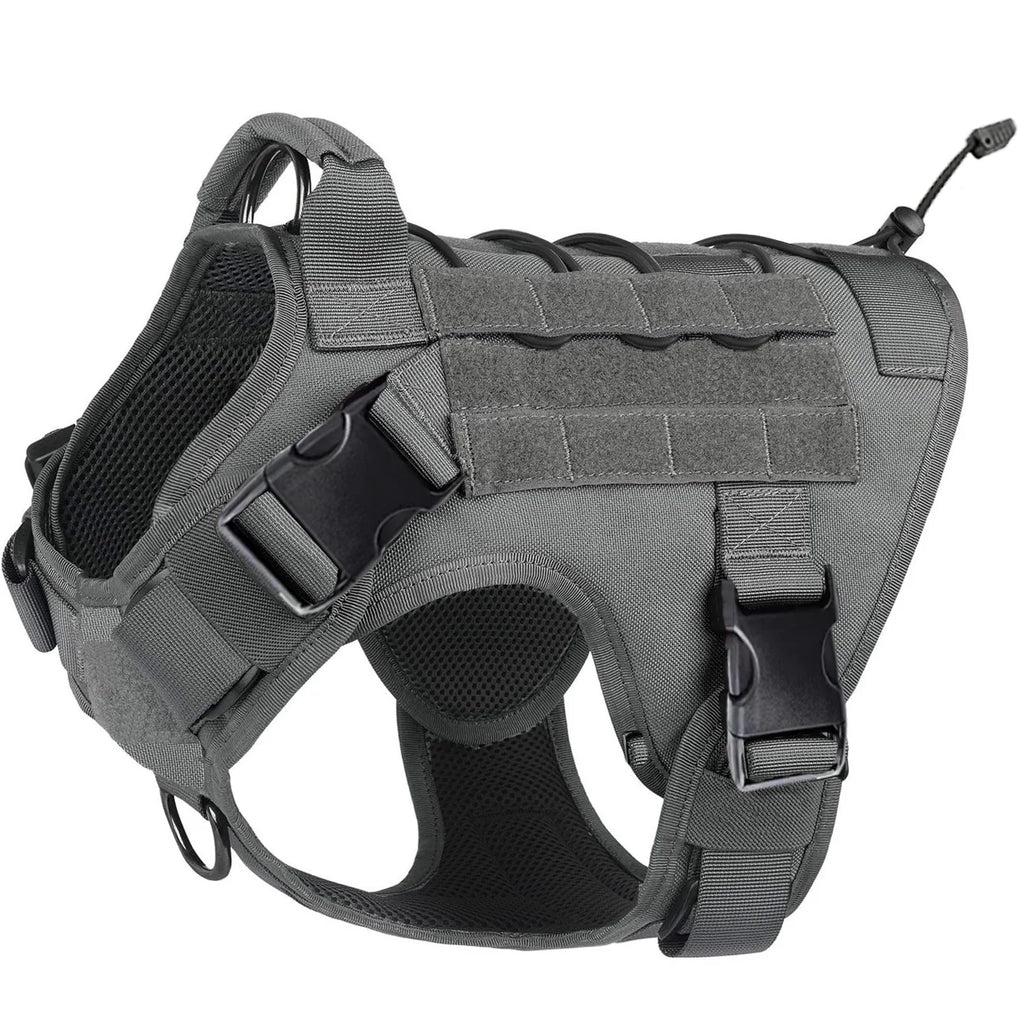Tactical No-Pull Service Dog Harness Handle Vest | PawJoyKwT