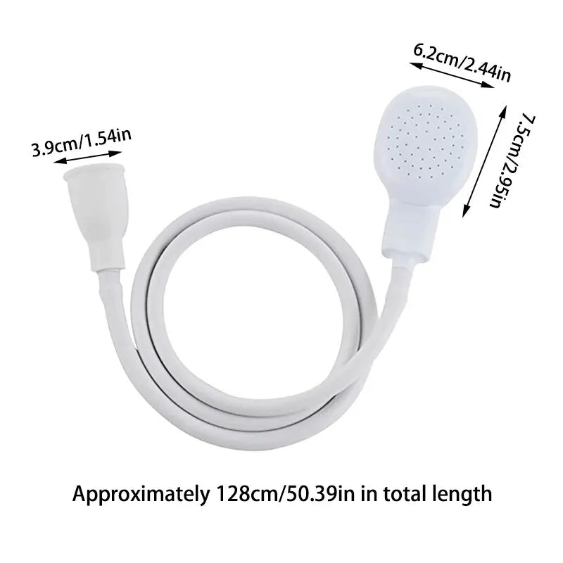 Pet Dog Bath Head Puppy Grooming Washing Sprayer Extra Long Tube Massage
