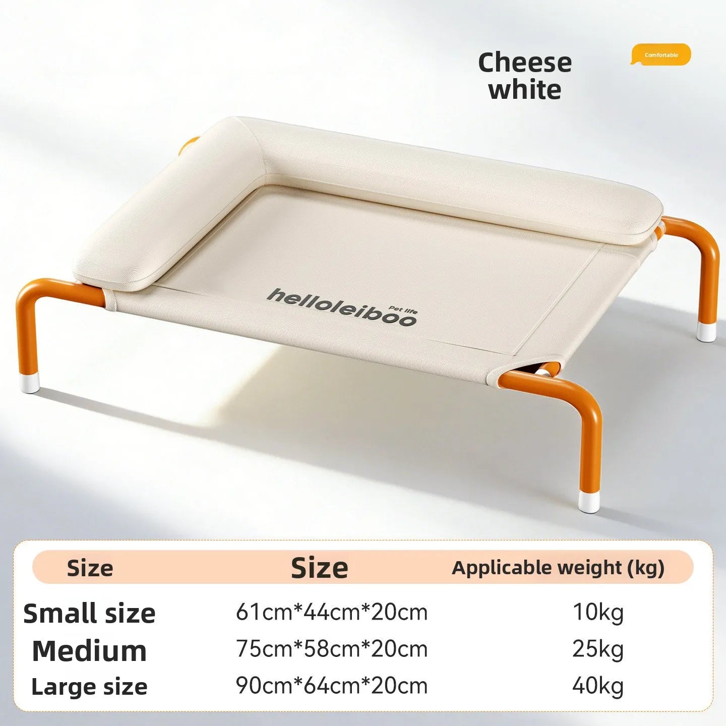 Foldable Dog Bed Raised Moisture-Proof Summer Pet Sofa Washable