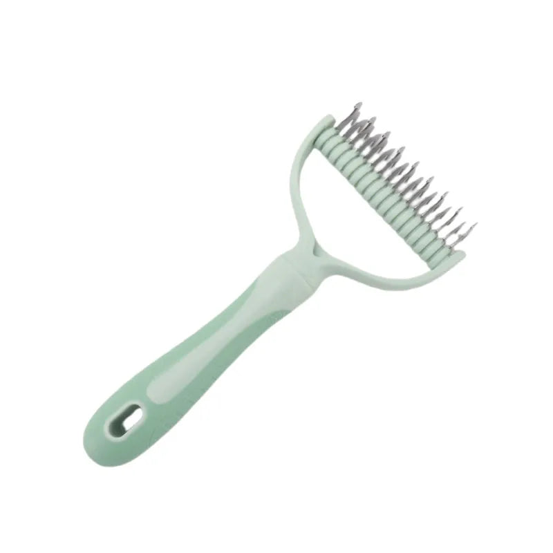 Double-Sided Stainless Steel Cat Fur Knot Cutter Comb