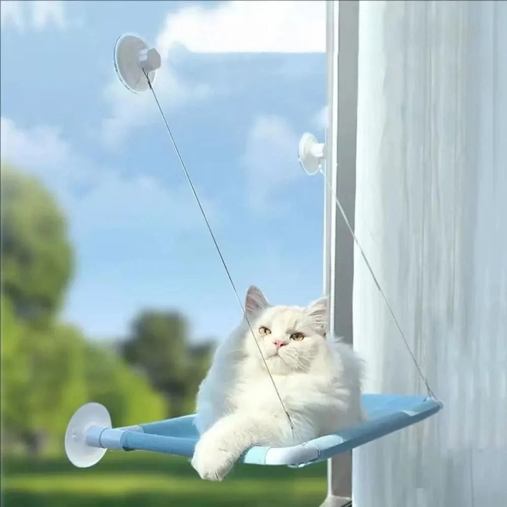 Hanging Window Cat Hammock Bed Stable Cozy Indoor Perch