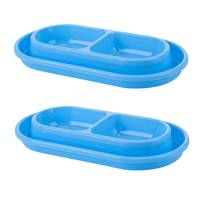 15-Degree Slanted Anti-Ant Non-Slip Pet Feeder Bowl Cats Dogs