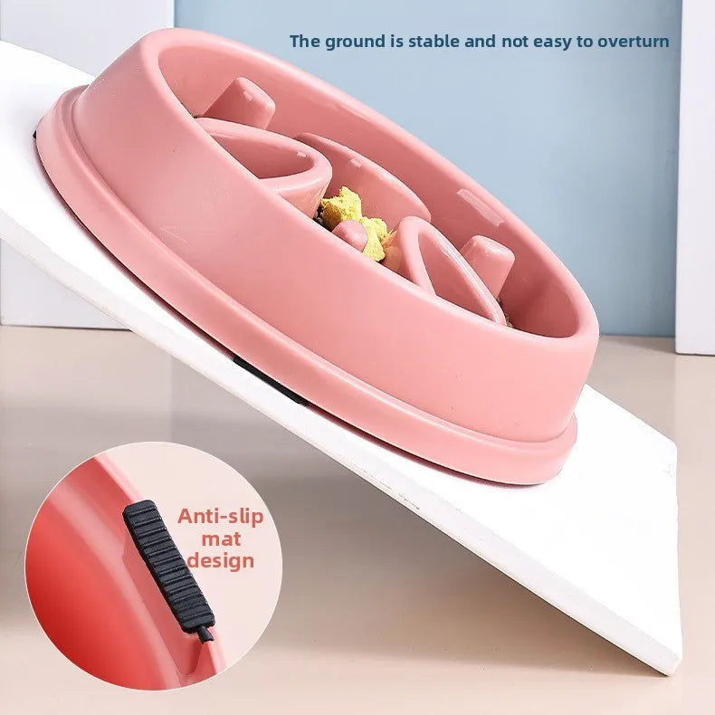 Anti-Choking Slow Feeder Bowl Small Medium Dogs