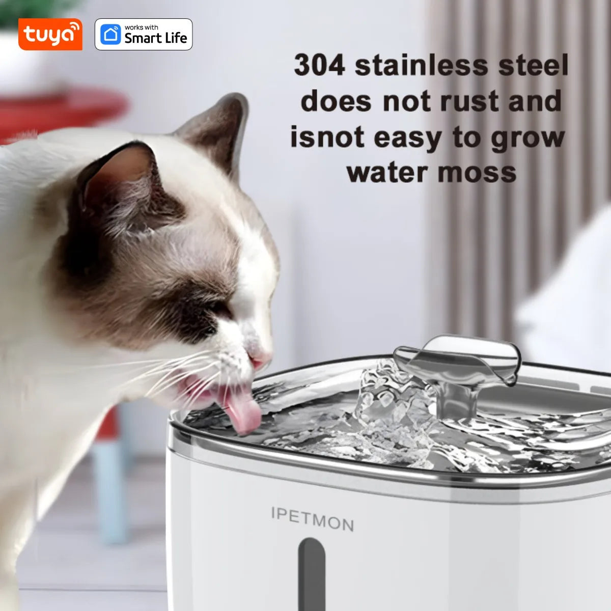 Tuya App Cat Water Dispenser | Smart Pet Fountain USA