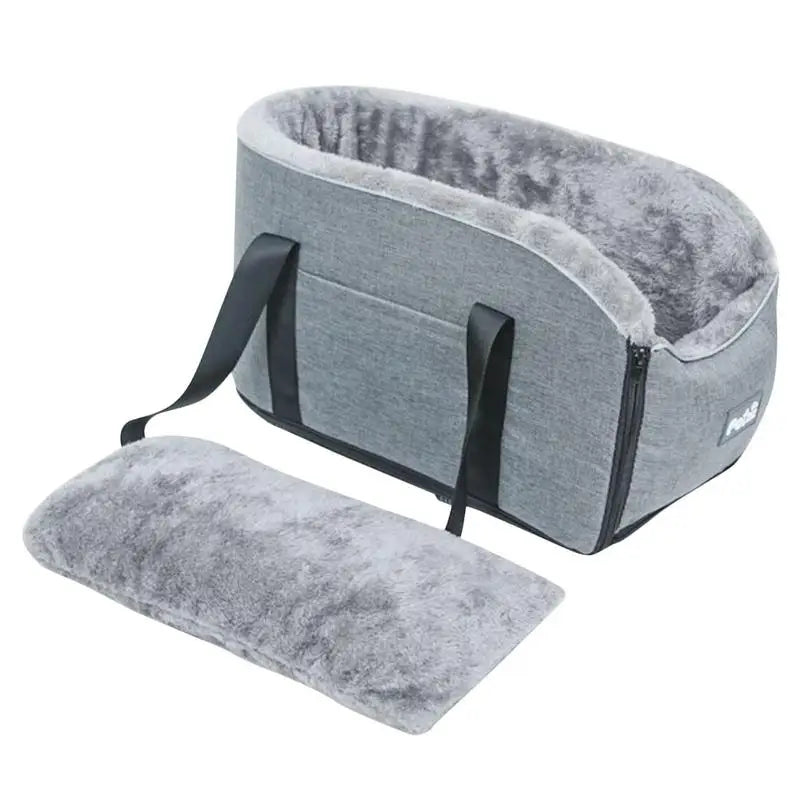 Portable Pet Dog Car Seat Central Control Nonslip Kennel Bed Cozy Safe