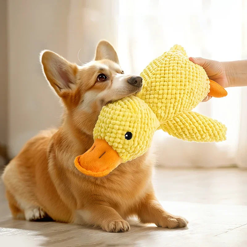 Interactive Plush Squeaky Toy for Cats and Dogs Aggressive Chewing