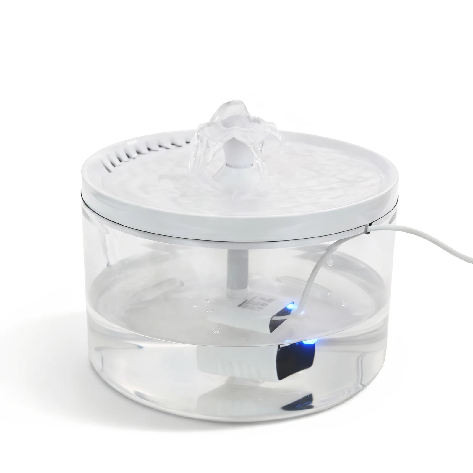 1.8L LED Cat Fountain | Glowing Pet Water Fountain USA
