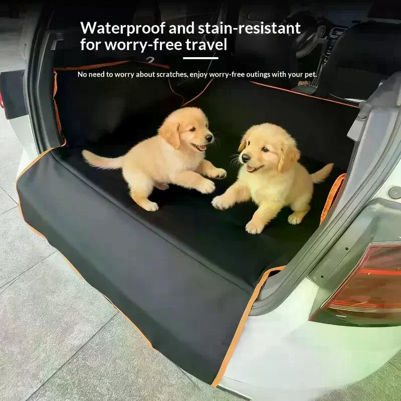 Portable Pet Car Mat Dog Cat Rear Seat Waterproof Protector Travel Cover