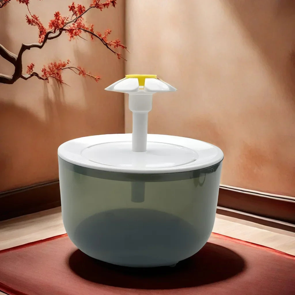 1.2L Silent Cat Water Fountain USB with Filter Foam