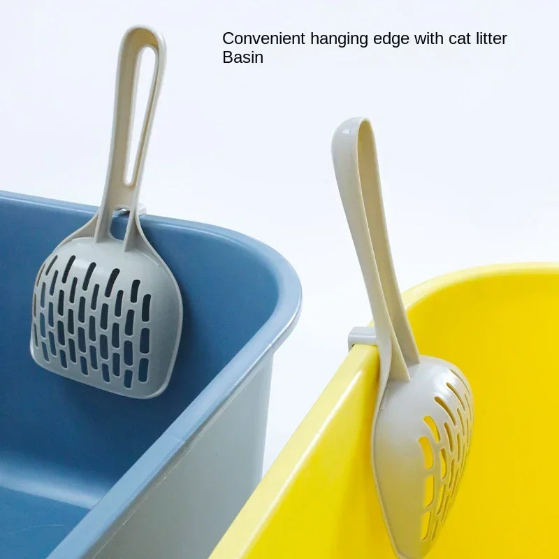 Cat Litter Scoop Plastic Shovel Base Self-Cleaning Kitten Tool