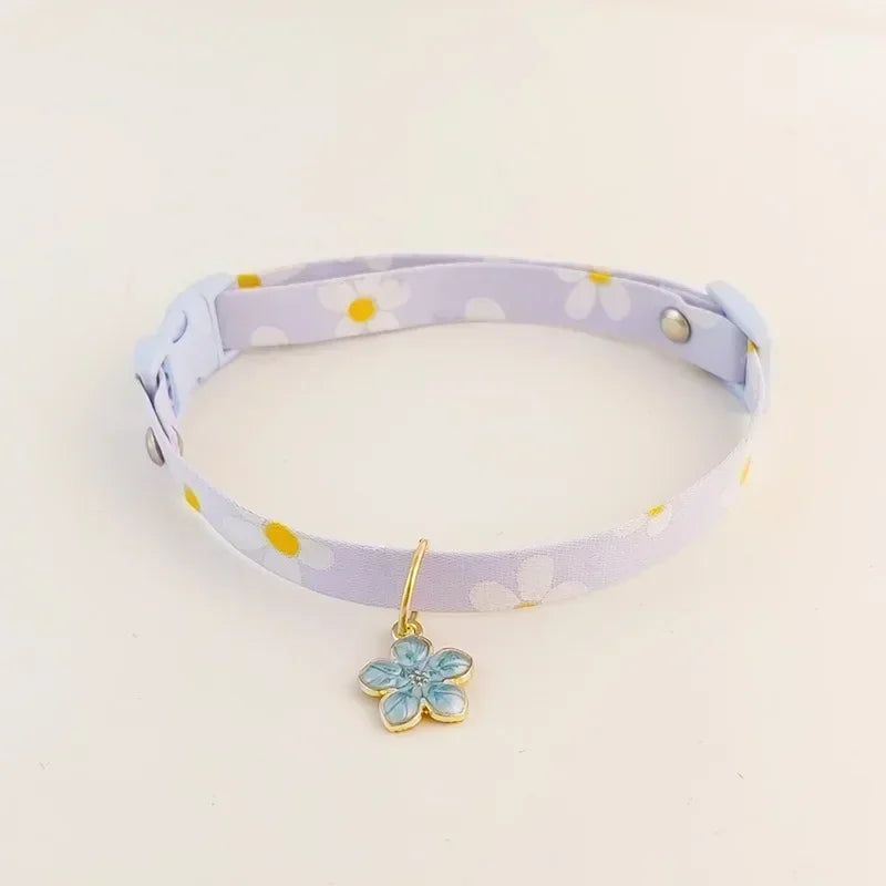 Adjustable Kitten Collar Bell Breakaway Cat Necklace Puppy
