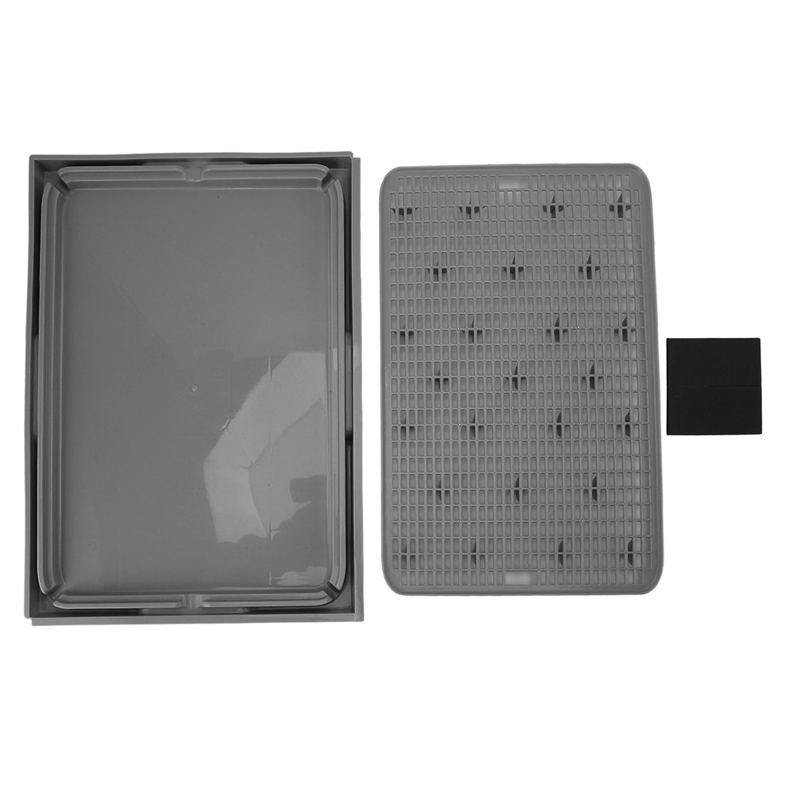 Kitty Litter Mat Spacious Double Layer Washable Anti-Slip