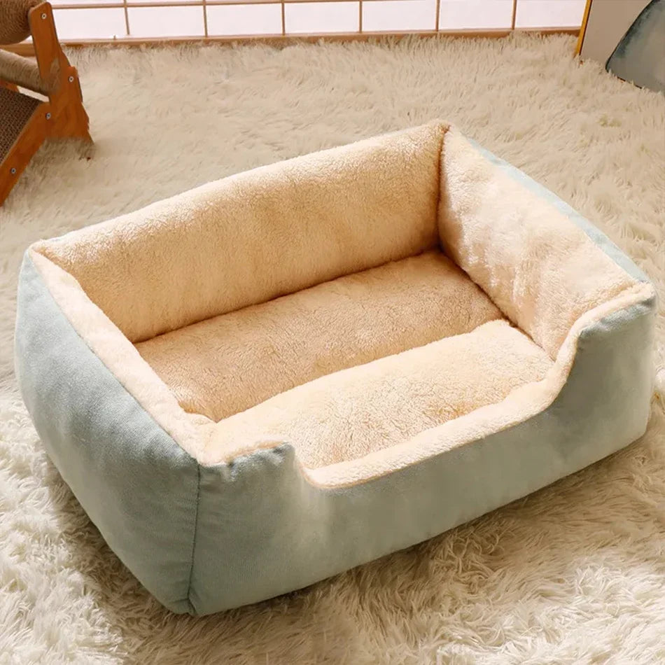 Cat Kitten Basket Bed – Cozy Pet House Habitat