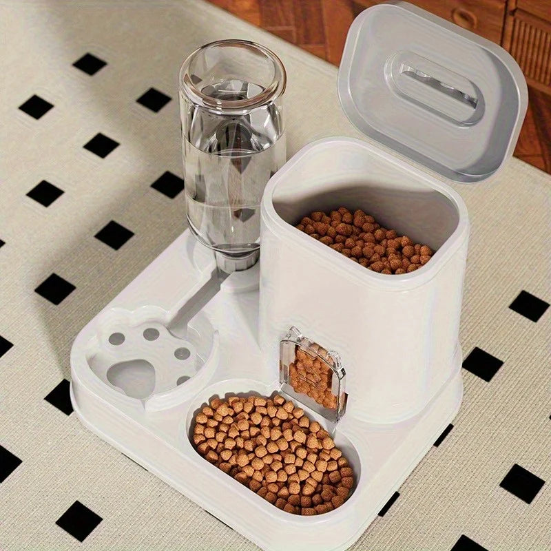 Large Capacity Automatic Pet Feeder Water Dispenser Cats Dogs