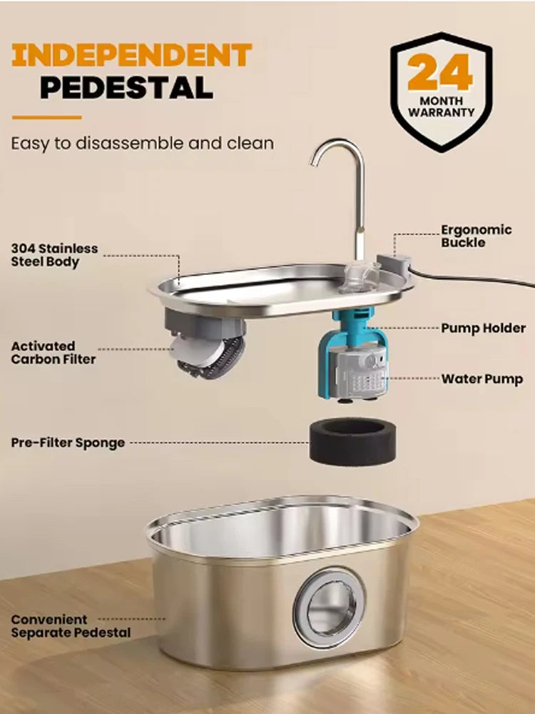 2L Silent Pet Dispenser