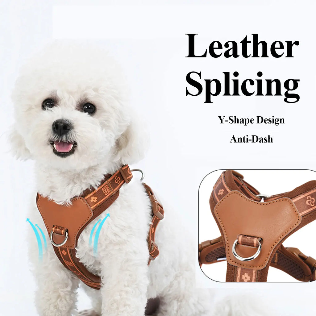 Classic Adjustable Dog Harness Durable Alloy Ring | PawJoyKwT