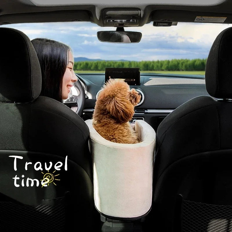 Portable Pet Car Seat for Small Dogs and Cats