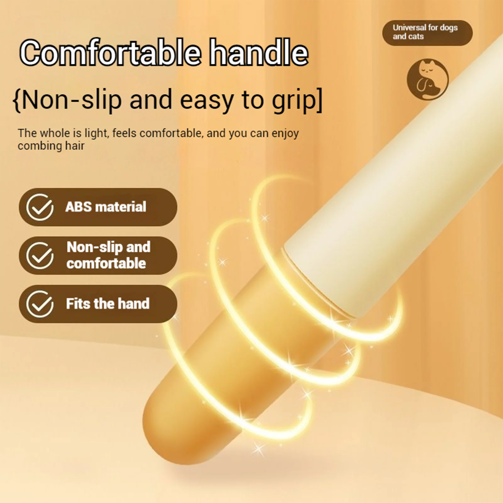 Pet Hair Comb Grooming Brush for Hair Removal Bathing