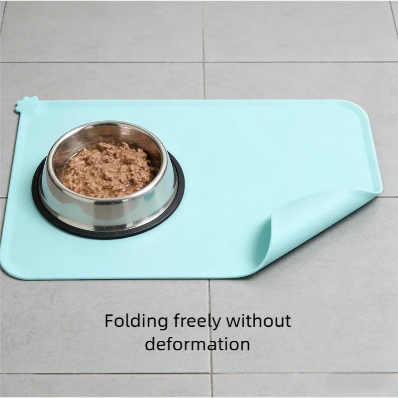 High-Lipped Silicone Cat Dog Food Mat Waterproof Non-Slip