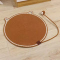 Cotton Rope Cat Scratcher Mat with Self-Play Ball - 2-in-1 Sleeping Pad