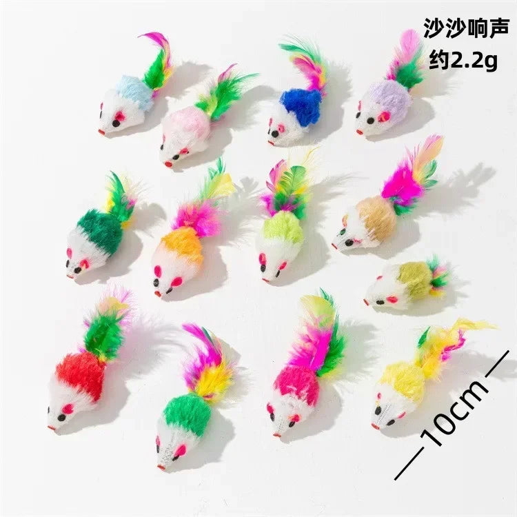 Catnip Rattle Mouse Toys for Indoor Cats | PawJoyKwT