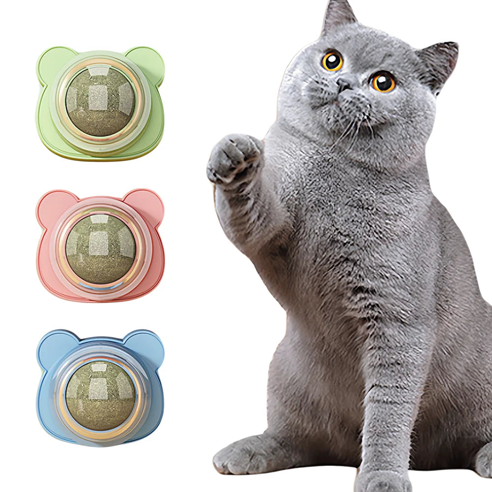 Catnip Ball Cat Toy Dental Chew Bite | USA Cat Dental Toy