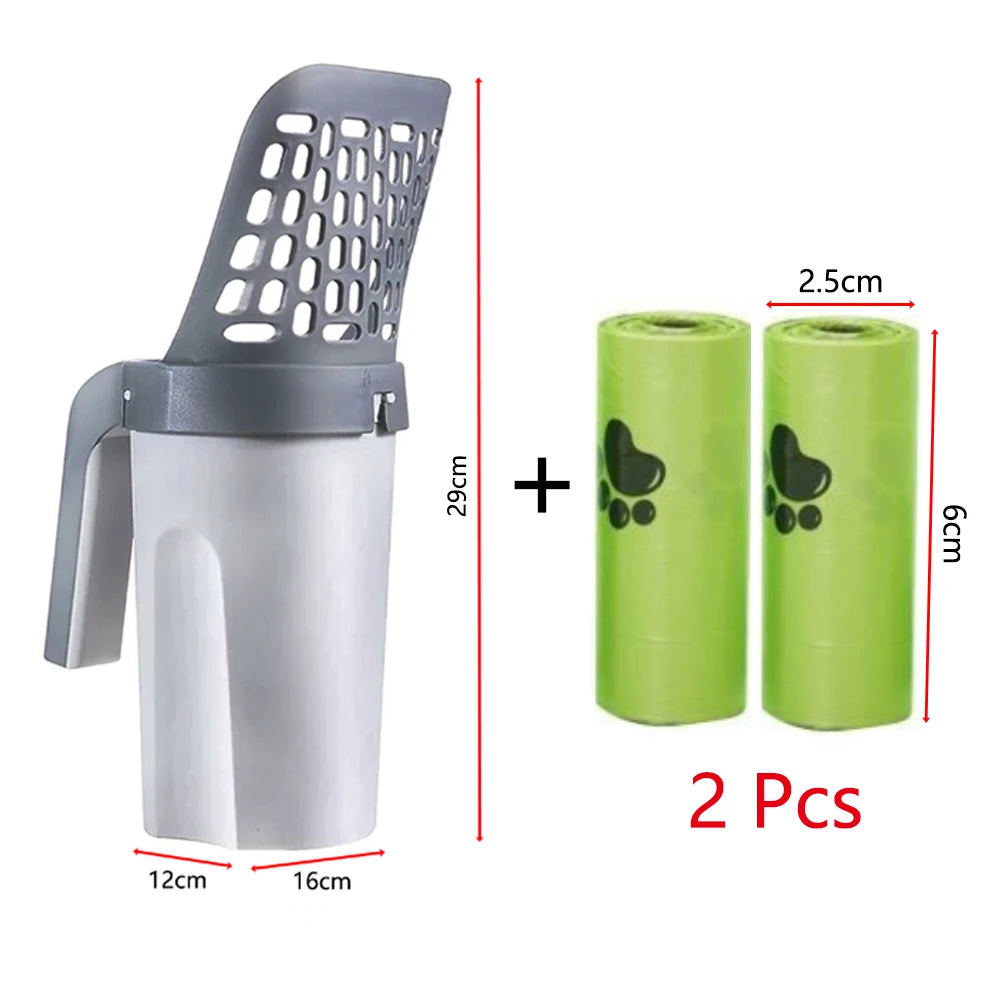 Cat Litter Scoop Shovel Self-Cleaning Filter Garbage Picker