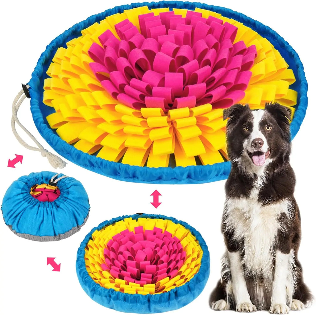 Pet Snuffle Mat for Dogs & Cats — Interactive Foraging Bowl