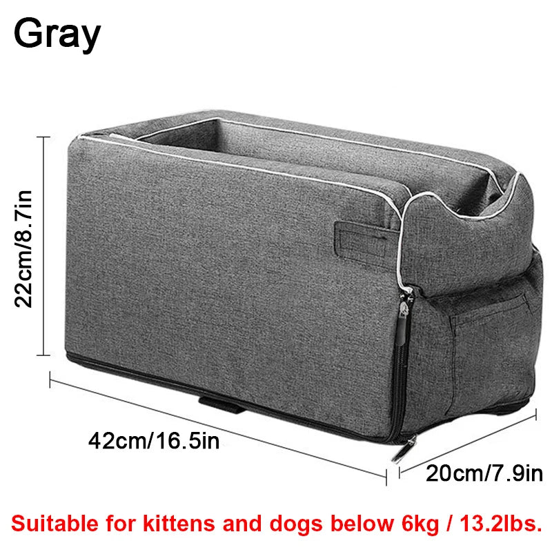 Portable Dog Cat Car Seat Travel Safety Bed Carrier Protection Waterproof