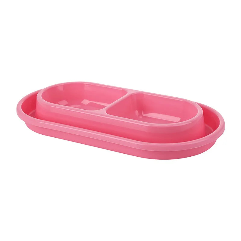 15-Degree Slanted Anti-Ant Non-Slip Pet Feeder Bowl Cats Dogs