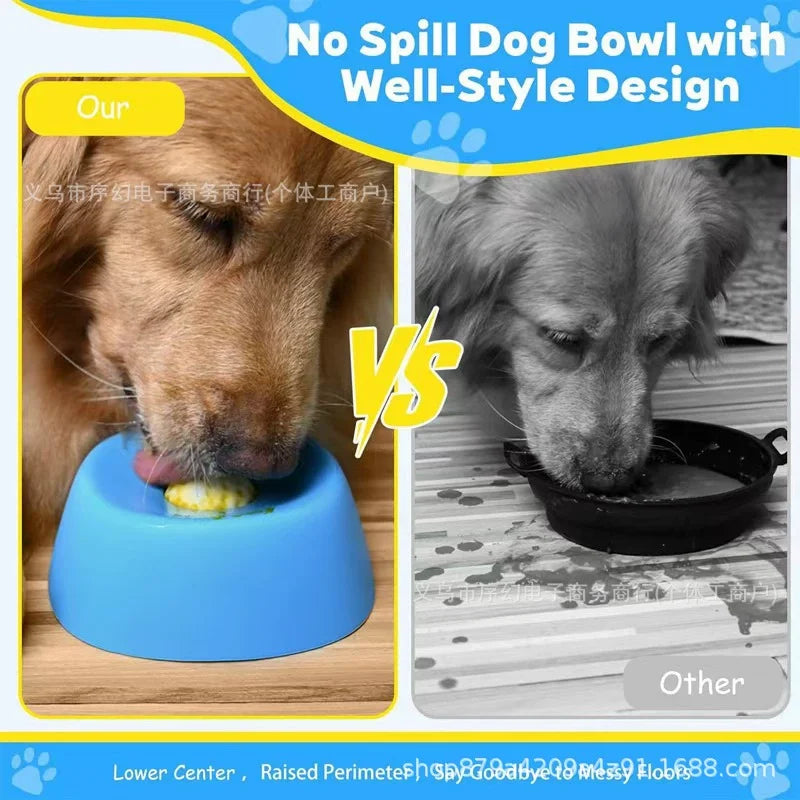 Detachable Washable Non-Slip Silicone Lick Bowl Slow Feeder Pets