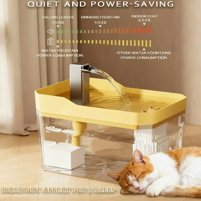 USB Cat Water Fountain Auto Filter Quiet Live Circulation Dispenser