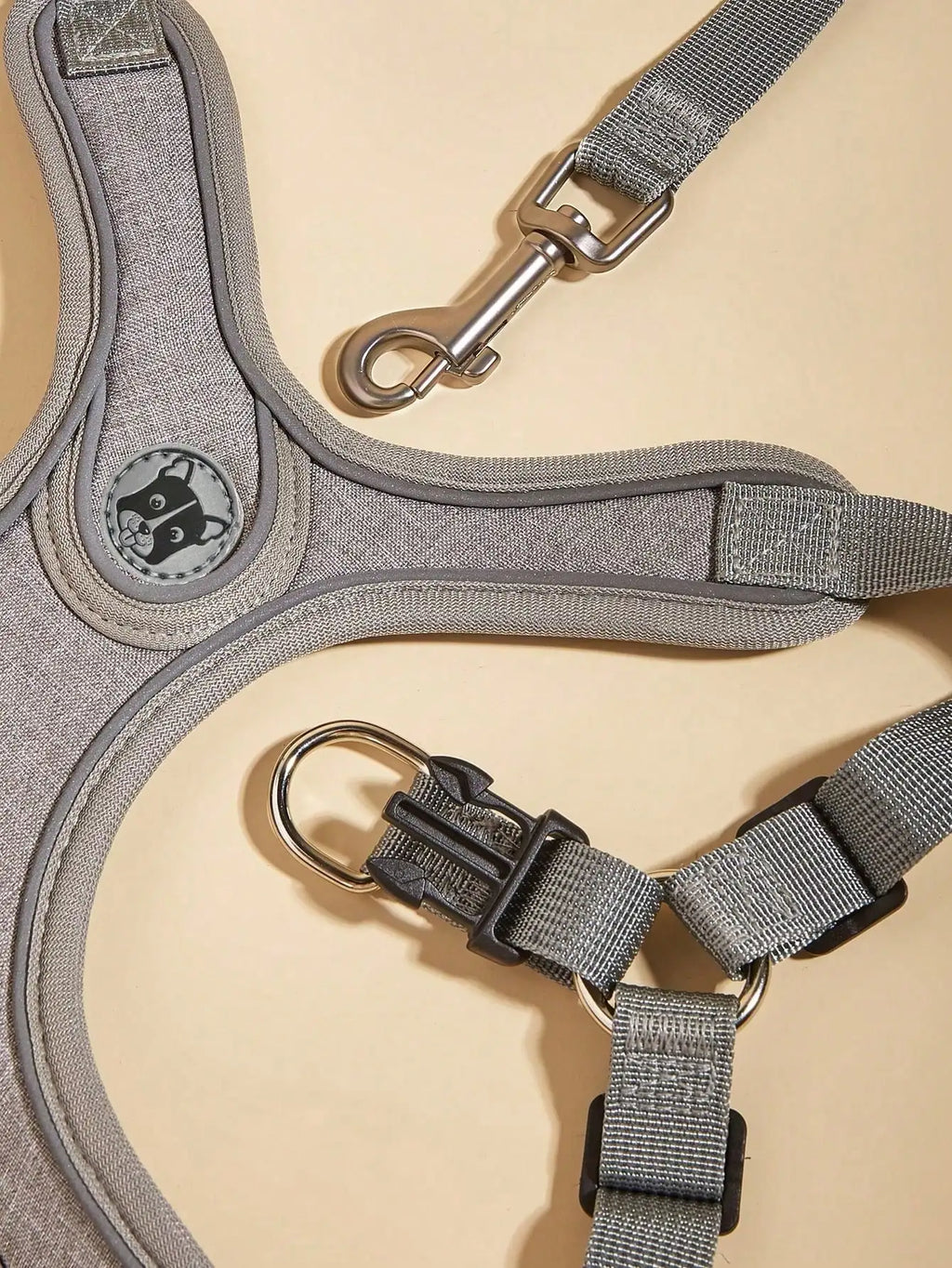 No-Pull Step-In Dog Harness Leash Set Walking | PawJoyKwT