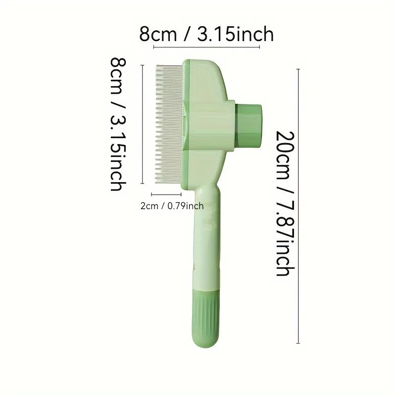 Long Hair Dog Cat Grooming Care Comb Bath Brush