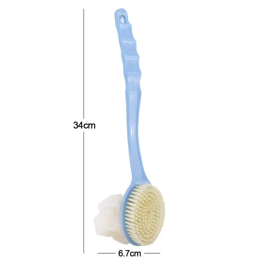 Long Handle Soft Bristle Body Bath Shower Brush