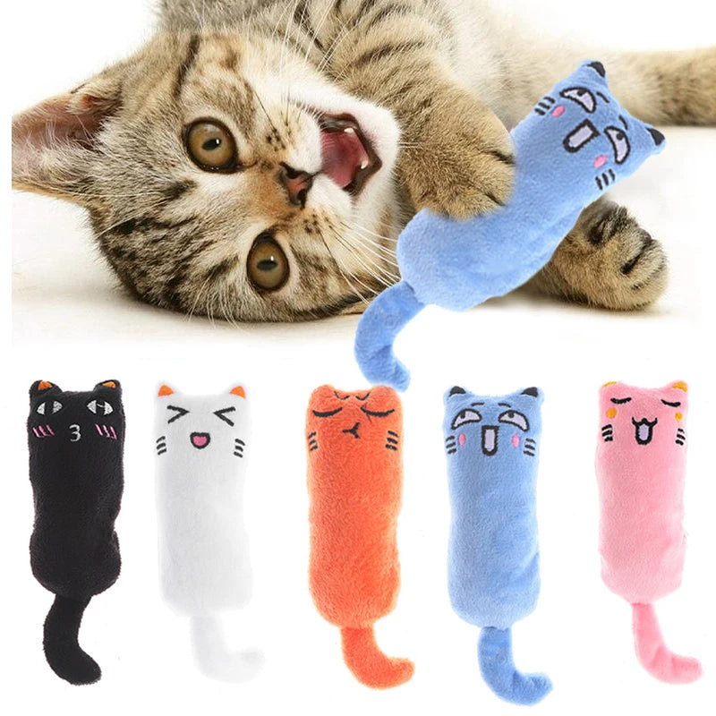 Plush Catnip Grinding Chew Toy for Cats | PawJoyKwT