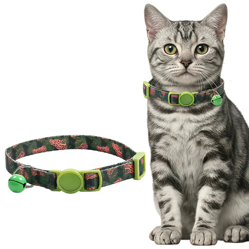 Cute Breakaway Cat Collar Bell Adjustable Soft Small Cats