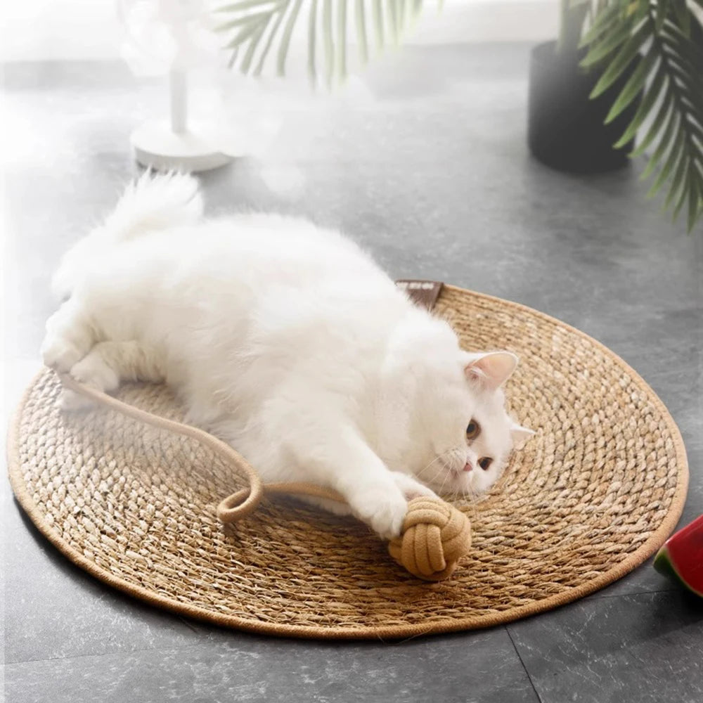 Rattan Cat Scratching Mat